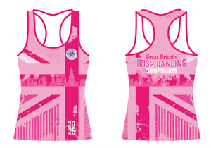 EXTRA ORDER Great Britains 2025 Racer Back Vest Top
